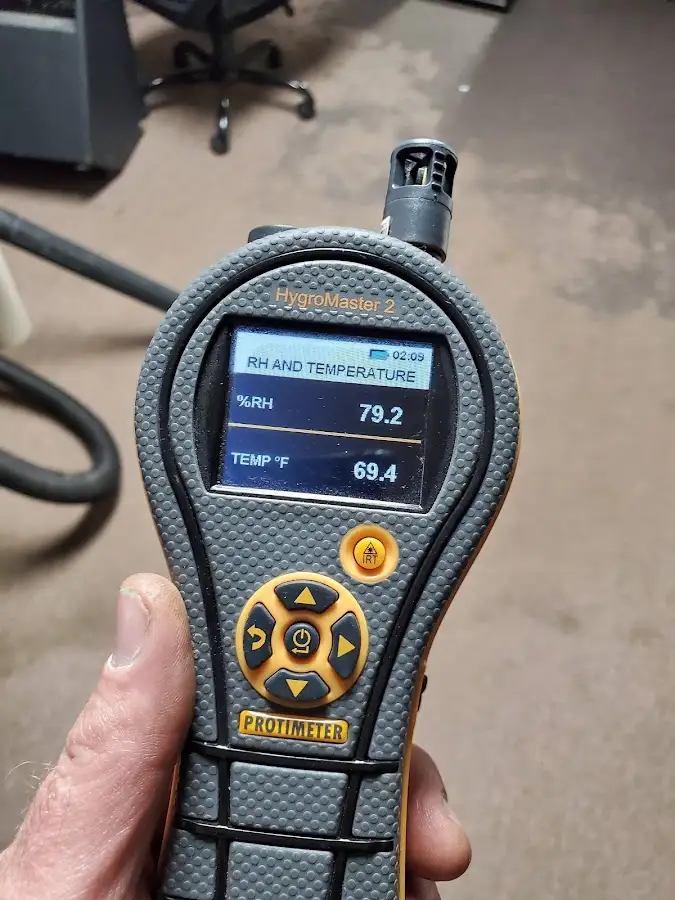 Moisture meter humidity assessment for Mold Remediation & Removal in Lakewood Ranch